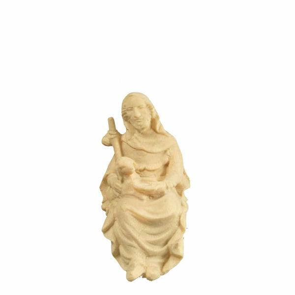 Hirt sitzend mit Schaf Hirt sitzend mit Schaf