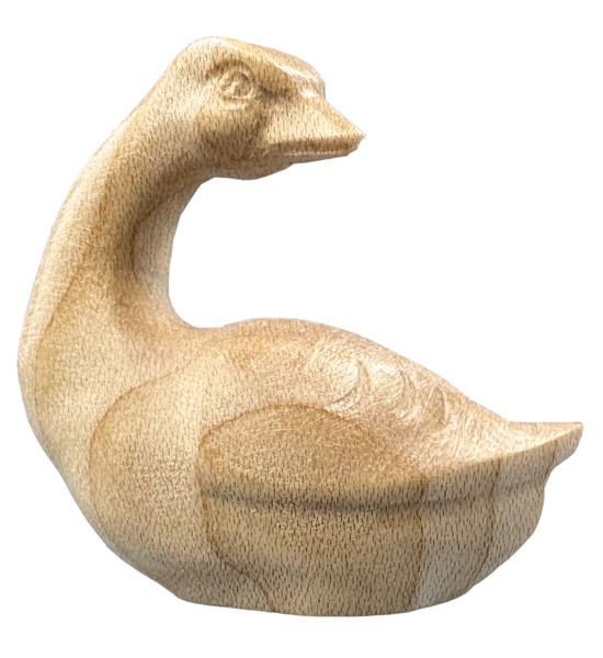 Gans rückschauend Gans rückschauend