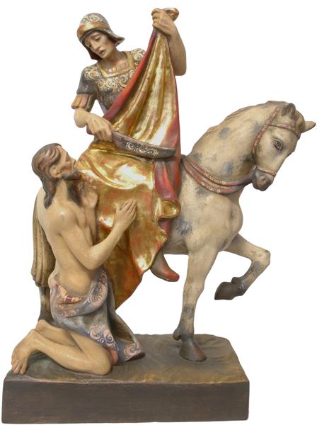 Hl. Martin auf Pferd mit Bettler Hl. Martin auf Pferd mit Bettler