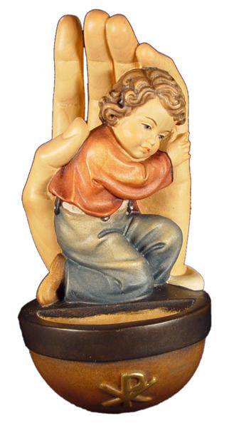 Weihwasserbecher Hand Junge Weihwasserbecher Hand Junge