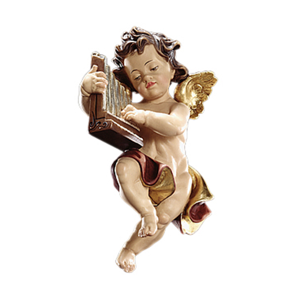 Putte mit Handorgel Putte mit Handorgel