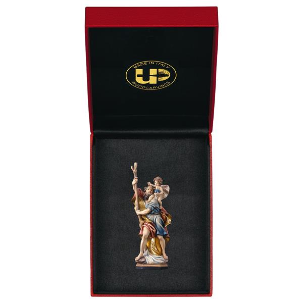 Hl. Christophorus mit Kind + Etui Exclusive Hl. Christophorus mit Kind + Etui Exclusive
