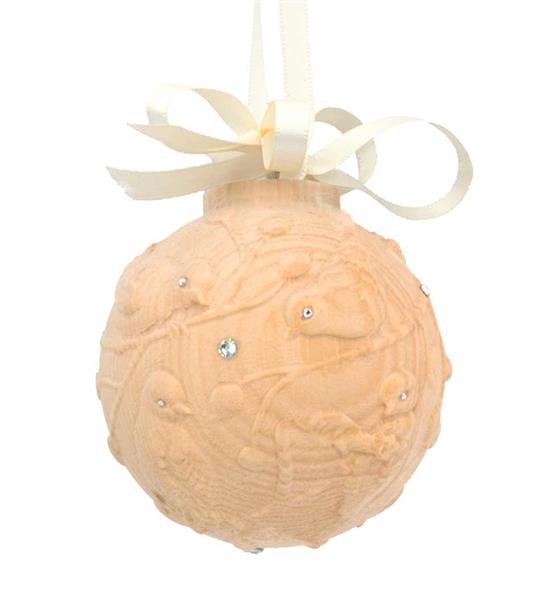 Zirbelkugel mit Vögel Zirbelkugel mit Vögel