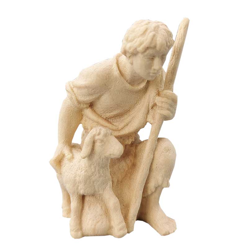 Schafhirte kniend Schafhirte kniend