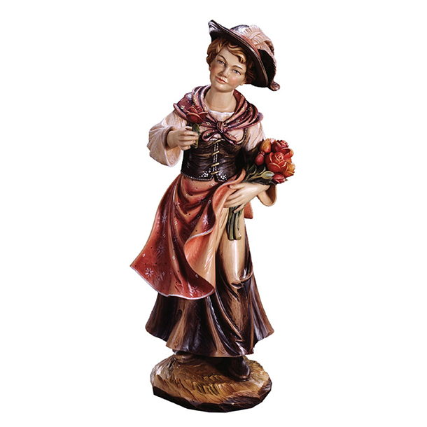 Frau mit Rosen Frau mit Rosen