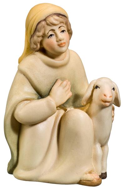 Schafhirte kniend Schafhirte kniend