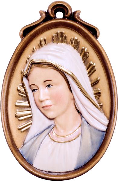 Medaillon Büste Madonna