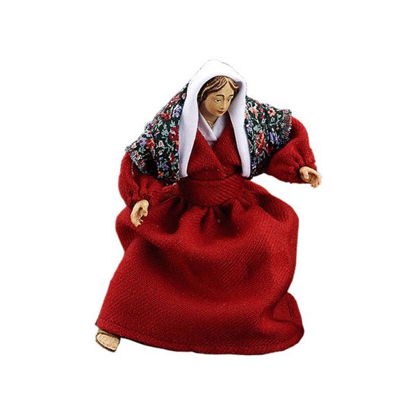 Maria mit offenen Händen auf Hocker Maria mit offenen Händen auf Hocker