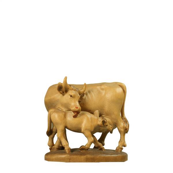 Kuh mit Kalb mit Sockel Kuh mit Kalb mit Sockel