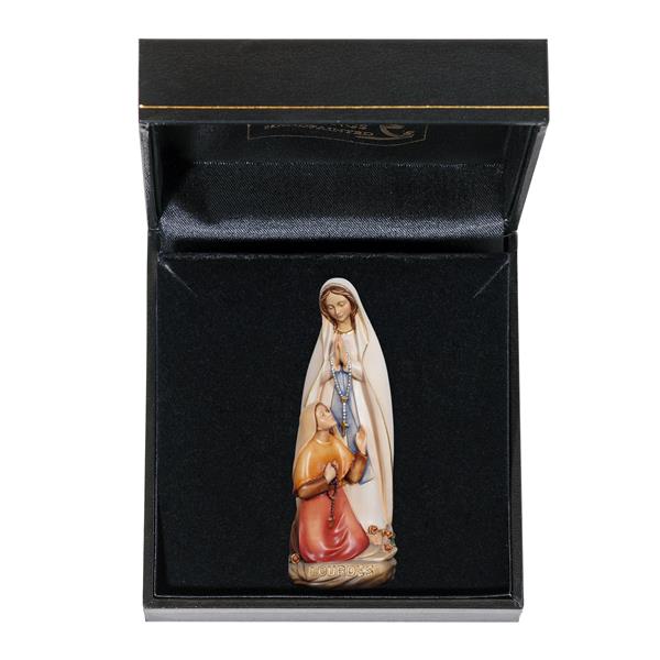 Madonna Lourdes mit Bernadette mit Etui Madonna Lourdes mit Bernadette mit Etui
