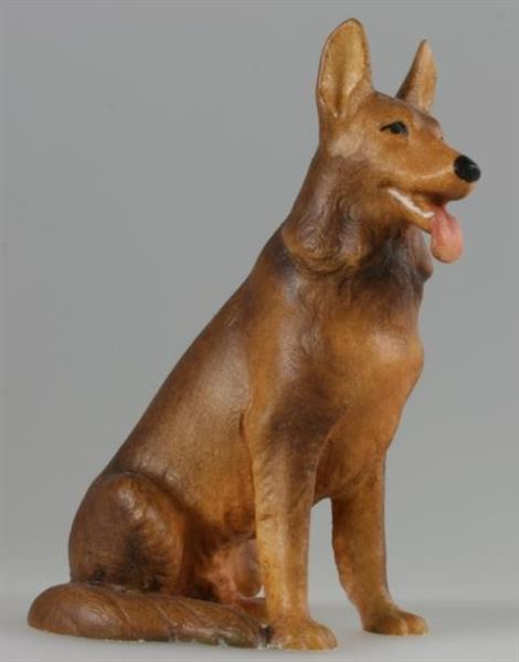 Schäferhund sitzend ohne Sockel