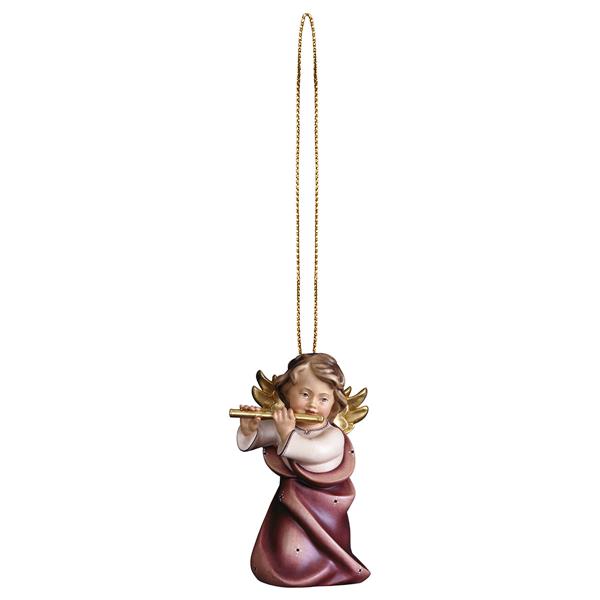 Herzengel mit Flöte mit Goldfaden Herzengel mit Flöte mit Goldfaden