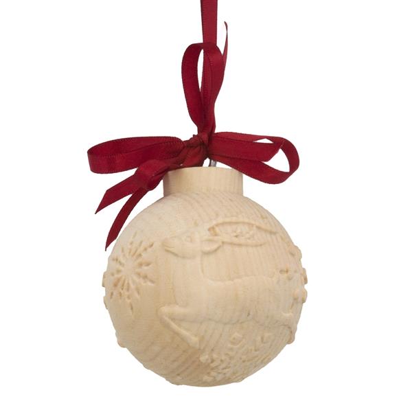 Weihnachtskugel lauf. Hirsch Weihnachtskugel lauf. Hirsch