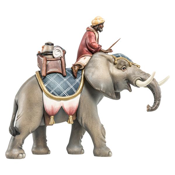 Elefant mit Reiter und Gepäck Elefant mit Reiter und Gepäck