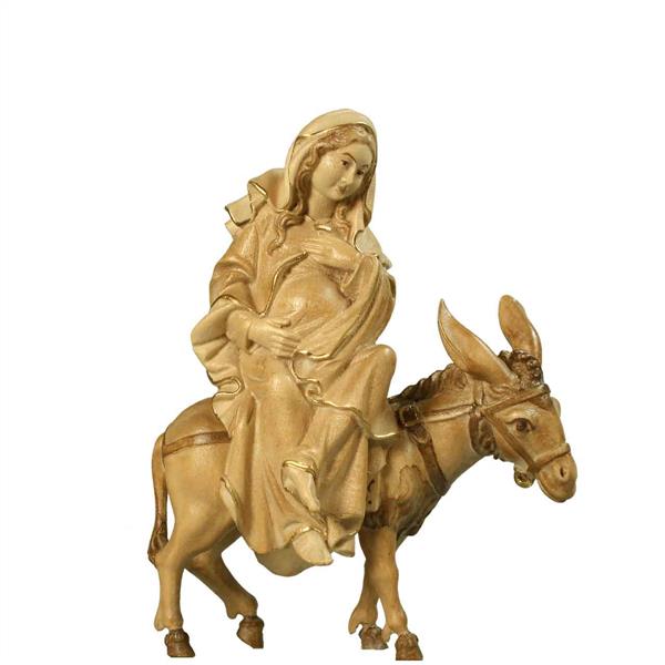 Schwangere Maria sitzend auf Esel (Herbergsuche) Schwangere Maria sitzend auf Esel (Herbergsuche)