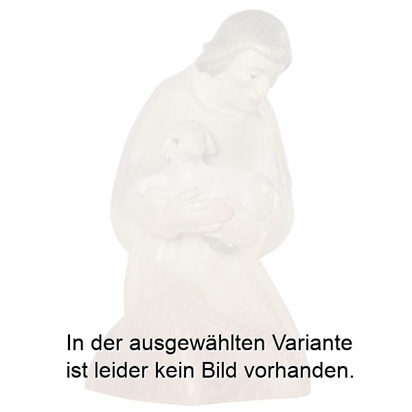 Hirte mit Schaf Leo-Krippe - Esche Hirte mit Schaf Leo-Krippe - Esche