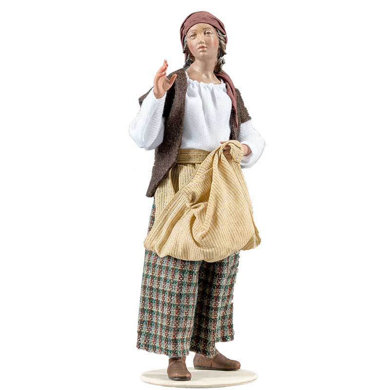Frau mit Tuch