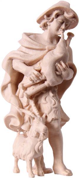 Hirt mit Dudelsack und Ziege Hirt mit Dudelsack und Ziege