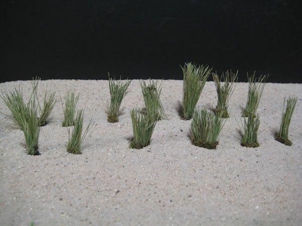 Grasbüschel grün ca. 30 mm, 7 Stück