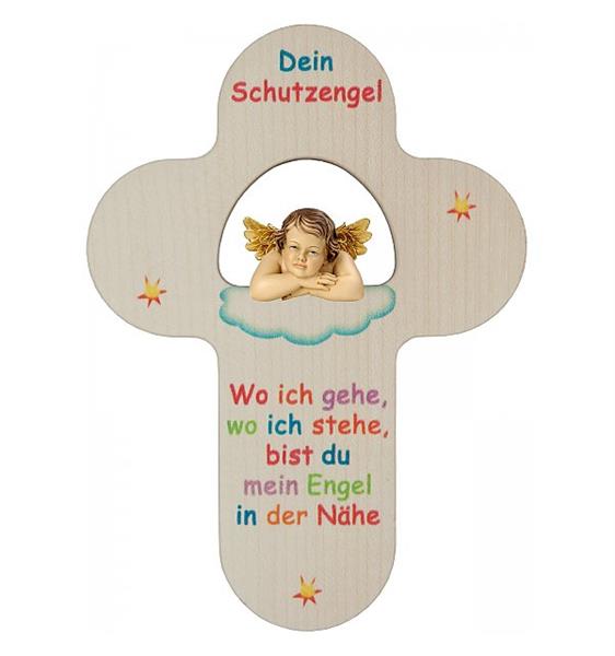 Kinderkreuz mit Raffaello Engel Schutzgebet Kinderkreuz mit Raffaello Engel Schutzgebet