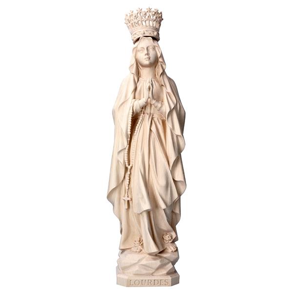 Madonna Lourdes mit Krone - Lindenholz geschnitzt
