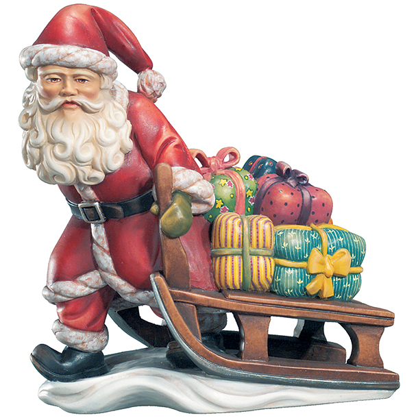 Weihnachtsmann mit Schlitten Weihnachtsmann mit Schlitten