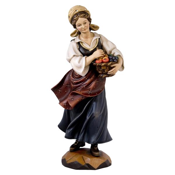 Frau mit Obstkorb Frau mit Obstkorb