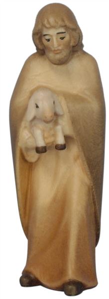 Hirte stehend mit Lamm Hirte stehend mit Lamm